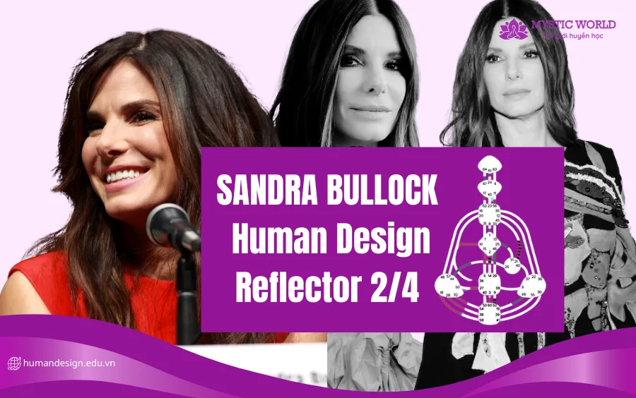 Phân tích biểu đồ cá nhân Human Design của Sandra Bullock